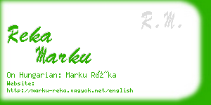 reka marku business card